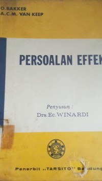 Image of Persoalan Effek