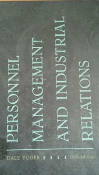 Image of Personnel Management And Industrial Relations