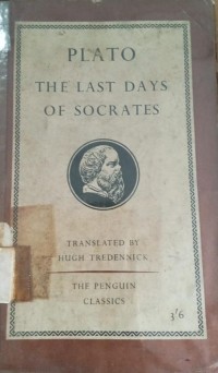 Plato The Last Days Of Socrates