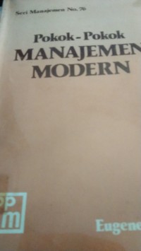 Image of Pokok-Pokok Manajemen Modern