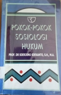 Image of Pokok - Pokok Sosiologi Hukum