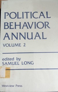 Image of Political Behavior Annual