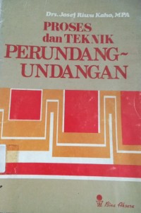 Image of Proses dan Teknik Perundang - Undangan