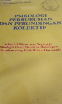 Image of Psikologi Perburuhan Dan Perundingan Kolektif