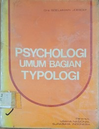 Image of Psychologi Umum Bagian Typologi