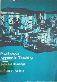 Image of Psychology Applied To Teaching : Selected Readings