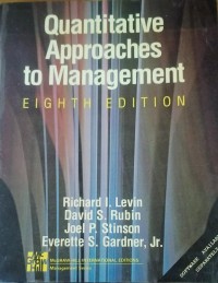 Image of Quantitative Approaches to Management