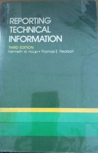 Image of Reporting Technical Information