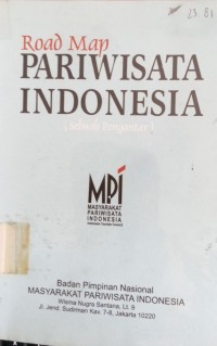 Image of Road Map  Pariwisata Indonesia