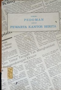 Image of Sebuah Pedoman Untuk Pewarta Kantor Berita