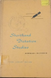 Image of Shorthand Dictation Studies