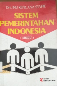Image of Sistem Pemerintahan Indonesia ( MKDU )