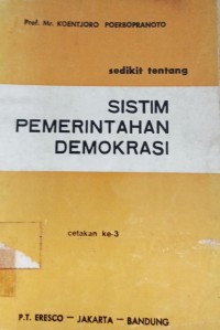 Image of Sistim Pemerintahan Demokrasi