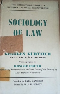 Image of Sociology of Law