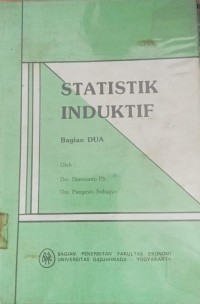 Image of Statistik Induktif Bagian satu