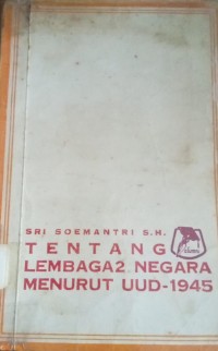 Image of Tentang Lembaga2 Negara menurut UUD 1945