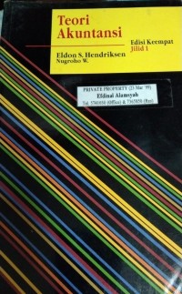 Image of Teori Akuntansi Edisi Keempat Jilid 1