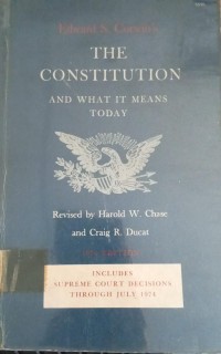 Image of The Constitution and What It Mean Today
