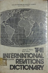 Image of THE INTERNATIONAL RELATIONS DICTIONARY