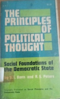 Image of The Principlesf of Political Thought