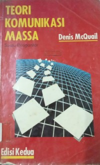 Image of Tori Komunikasi Massa Suatu pengantar