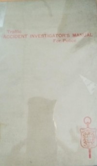 Image of Traffic Accident Investigator's Manual For Police