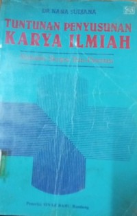 Image of Tuntunan Penyusunan Karya Ilmiah