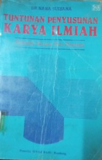 Tuntunan Penyusunan Karya Ilmiah