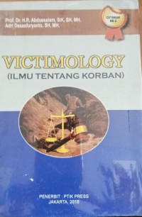 Image of Victimology (Ilmu Tentang Korban)