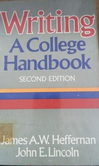Image of Writing A College Handbook