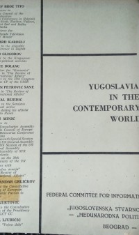 Image of Yugoslavia in the Contemporary World