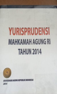 Image of Yurisprudensi Mahkamah Agung RI Tahun 2014