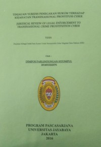 Image of Tinjauan Yuridis Penegakan Hukum Terhadap Kejahatan Transnasional Prostitusi Cyber