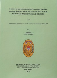Image of Politik Hukum Belanegara Ditinjau Dari Undang-Undang Nomor 3 Tahun 2002 Tentang Pertahanan Negara Dan Implementasinya Di Indonesia