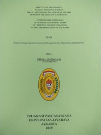 Image of Efektivitas Pengawasan Majelis Pengawas Daerah dalam Mengurangi Pelanggaran Notaris Terhadap Pelaksanaan Jabatannya