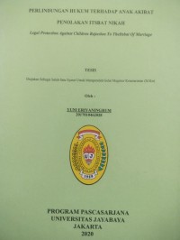 Image of Perlindungan Hukum Terhadap Anak Akbiat Penolakan Itsbat Nikah